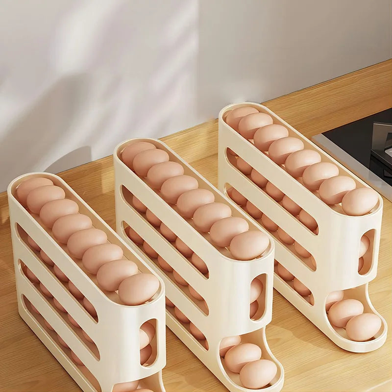 Organizador de Ovos para Geladeira com 4 camadas Eggslide